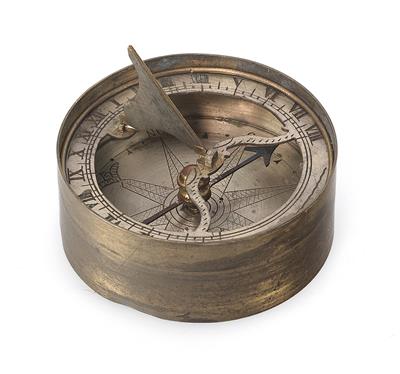 A 19th century box Sundial - Antique Scientific Instruments, Globes and Cameras