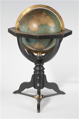 An 1869 terrestrial Globe - Strumenti scientifici, globi d'epoca e macchine fotografiche