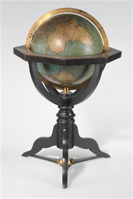 An 1869 terrestrial Globe - Historické vědecké přístroje, globusy a fotoaparáty