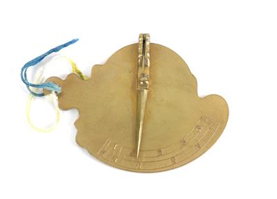 A c. 1880 vertical travelling Sundial - Antique Scientific Instruments, Globes and Cameras