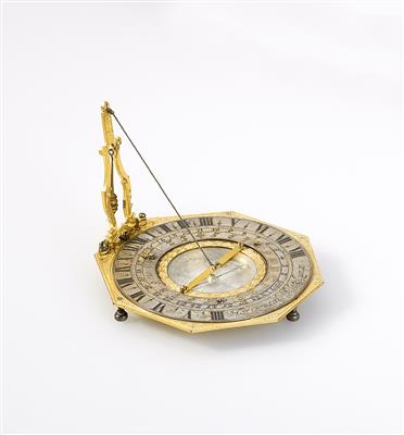 A Sun- and Moon-Sundial by Johann Martin (1642–1721) - Strumenti scientifici, globi d'epoca e macchine fotografiche