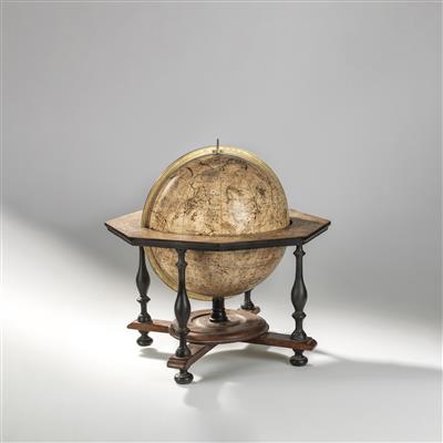 A rare Pair of Swedish Globes, a celestial and a terrestrial Globe by Andrae Akerman (c. 1723-1766) - Antique Scientific Instruments and Globes; Classic Cameras