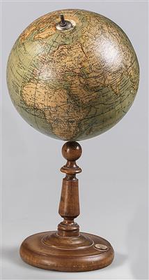 A terrestrial Globe by Ludwig Julius Heymann - Antique Scientific Instruments and Globes; Classic Cameras