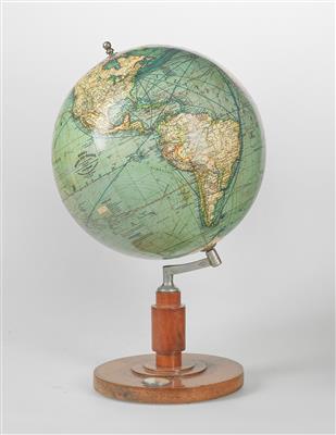Erdglobus von Adolf Mang - Antique Scientific Instruments, Globes and Cameras