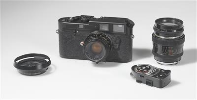 LEICA M4-2 black - Historické vědecké přístroje, globusy a fotoaparáty