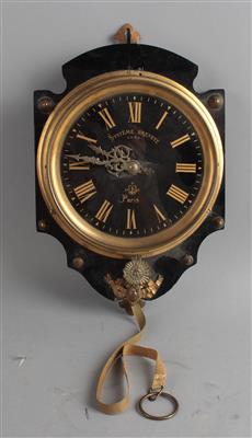 Kleine französische Historismus Patent Wanduhr - Uhren, Technik und Kuriositäten
