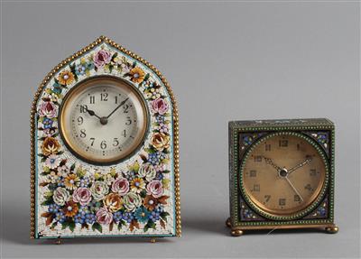 Konvolut: 2 dekorative Tischuhren - Watches, technology and curiosities