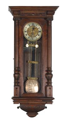 Altdeutsche Wandpendeluhr, - Clocks, Science, and Curiosities including a Collection of glasses