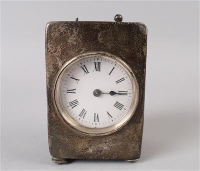 Silber Tischuhr, - Clocks, Science & Curiosities
