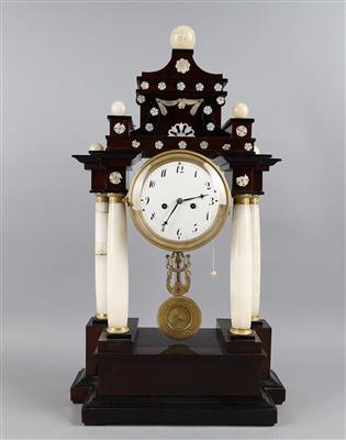 Biedermeier Kommodenuhr, - Hodiny, technologie, kuriozity a kamery