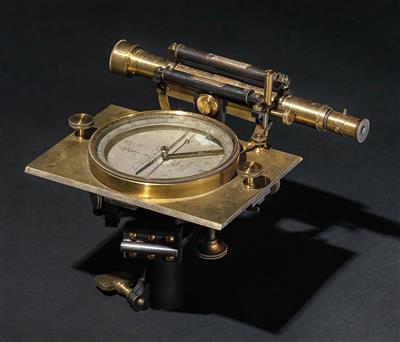 Bussoleninstrument für den Bergbau von E. Kraft  &  Sohn - Clocks, Science, Curiosities & Photographica