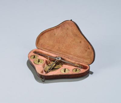 A Prague coin scale box, 18th century - La collezione di bilance e pesi del Dr. Eiselmayr
