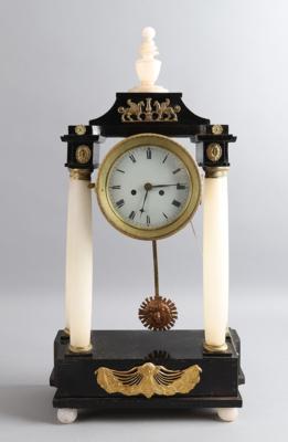 Biedermeier Portaluhr, - Clocks, Science, Curiosities & Photographica