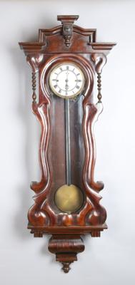 Historismus Wandpendeluhr, - Clocks, Science, Curiosities & Photographica