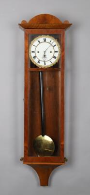 Wandpendeluhr im Biedermeierstil, - Clocks, Science, Curiosities & Photographica