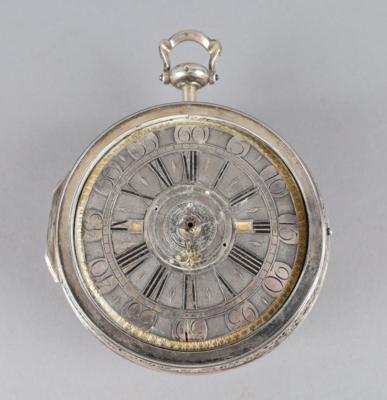 Silber Barock Kutschenuhr, - Clocks, Science, Curiosities