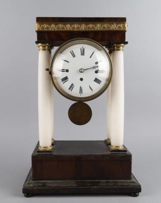 Biedermeier Kommodenuhr, - Clocks, Science, Curiosities & Photographica