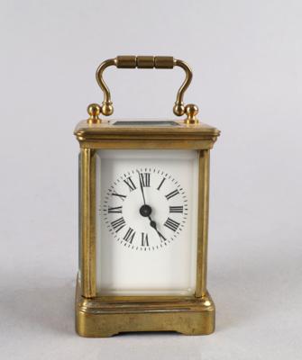 Französische Miniatur Reiseuhr, - Clocks, Science, Curiosities & Photographica