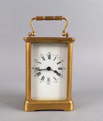 Französische Reiseuhr, - Clocks, Science, Curiosities & Photographica
