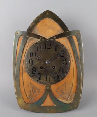 Jugendstil Wandpendeluhr, - Clocks, Science, Curiosities & Photographica