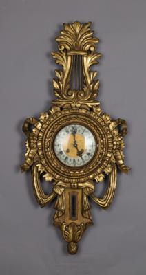 Neobarock Lyra Wandpendeluhr,"FHS" Federzug Wochenwerk, - Orologi, tecnologia, curiosità e fotografica