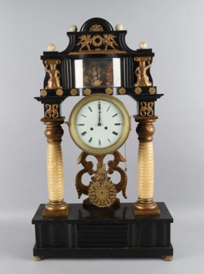 Biedermeier Portaluhr mit Musikspielwerk, - Orologi, tecnologia, curiosità e fotografica