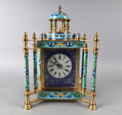 Cloisonné Tischuhr, - Orologi, tecnologia, curiosità e fotografica