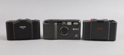 Drei Minox und 1 Ricoh Kamera: - Uhren, Technik, Kuriositäten & Photographica