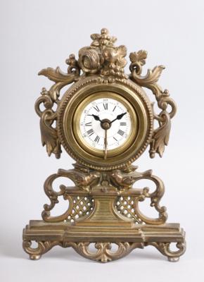 Historismus Bronze Tischwecker, - Clocks, Science, Curiosities & Photographica