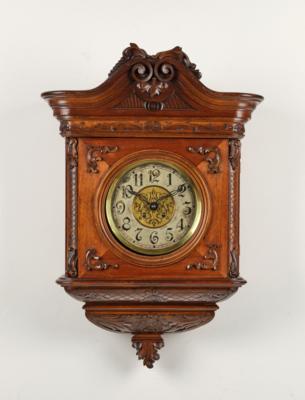 Historismus "Pfeifferlbarock" Wandpendeluhr, - Clocks, Science, Curiosities & Photographica