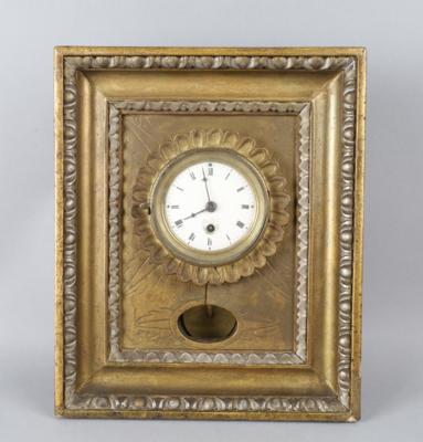 Kleine Biedermeier Rahmenuhr, - Orologi, tecnologia, curiosità e fotografica