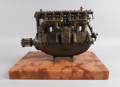 Modell eines Austro-Daimler Aeroplanmotor Typ 6 - Uhren, Technik, Kuriositäten & Photographica