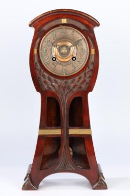 Jugendstil Kommodenuhr, "Schlenker  &  Kienzle", - Uhren, Wissenschaft, Technik, Fotoapparate & Kuriositäten