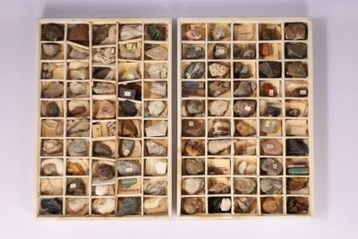 Mineraliensammlung um 1900 - Uhren, Wissenschaft, Technik, Fotoapparate & Kuriositäten