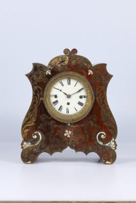 Spätbiedermeier Kommodenuhr, - Uhren, Wissenschaft, Technik, Fotoapparate & Kuriositäten