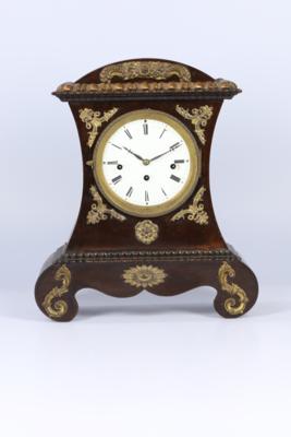 Spätbiedermeier Kommodenuhr, - Uhren, Wissenschaft, Technik, Fotoapparate & Kuriositäten