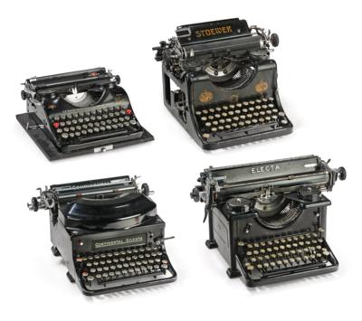 4 Schreibmaschinen: - Typewriters & Calculating Machines