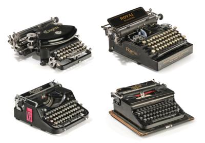 4 Schreibmaschinen: - Typewriters & Calculating Machines