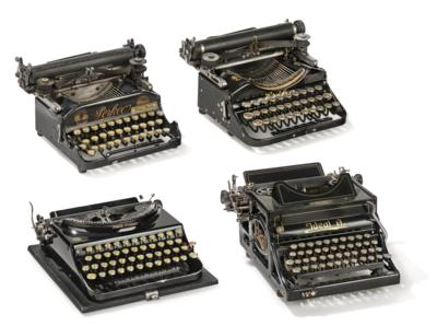 4 Schreibmaschinen: - Typewriters & Calculating Machines