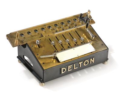 Rechenmaschine BUNZEL DELTON - Typewriters & Calculating Machines
