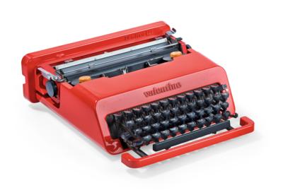Schreibmaschine OLIVETTI VALENTINE rot - Schreib- & Rechenmaschinen – Die Sammlung Waldbauer