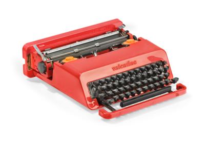 Schreibmaschine OLIVETTI VALENTINE rot - Typewriters & Calculating Machines