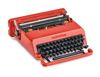 Schreibmaschine OLIVETTI VALENTINE rot - Psací a počítací stroje