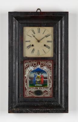 Amerikanische Wandpendeluhr "Jerome  &  Co", - Clocks, Science, Curiosities