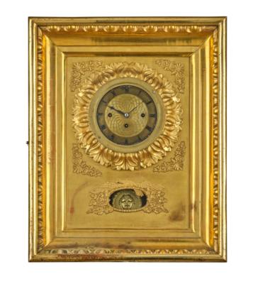 Biedermeier Rahmenuhr, - Clocks, Science, Curiosities