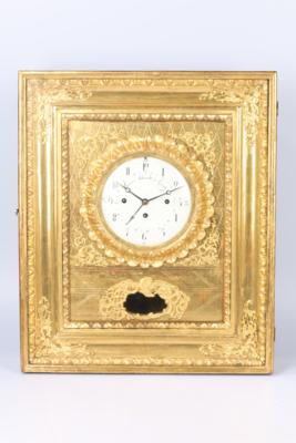 Grazer Biedermeier Rahmenuhr,"Franz Schmidt in Gratz", - Clocks, Science, Curiosities