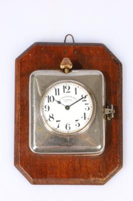 K. u. K. Flugzeug Borduhr, "KuK Flieger Regiement, F. Watzl, No 1", No 8392, - Clocks, Science, Curiosities