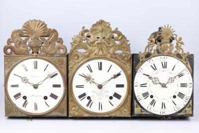 Konvolut: 3 Comtoise, - Clocks, Science, Curiosities