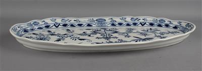 Meissen Zwiebelmuster Fischplatte, - Antiquariato