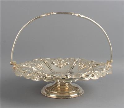 Sheffielder Henkelschale, - Decorative Porcelain and Silverware